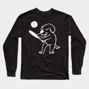 Baseball dog Long Sleeve T-Shirt